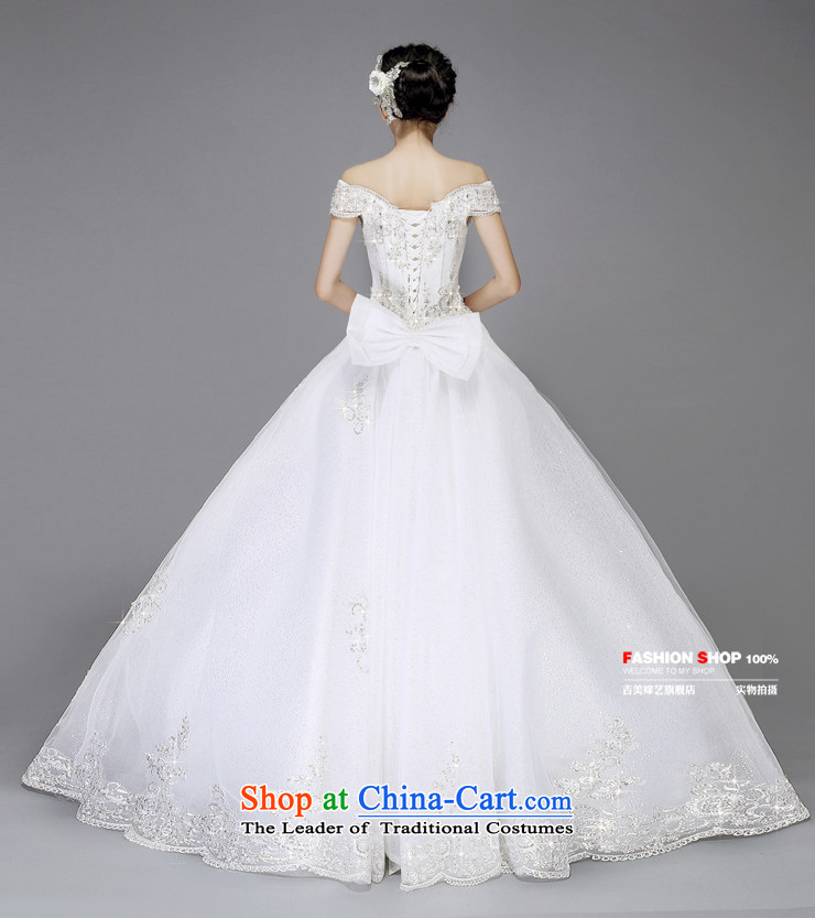 Pre-sale - wedding dresses Kyrgyz-american married arts new 2015 Korean word princess shoulder on chip beads to align HS7529 wedding white 15 day shipping XXL picture, prices, brand platters! The elections are supplied in the national character of distribution, so action, buy now enjoy more preferential! As soon as possible.