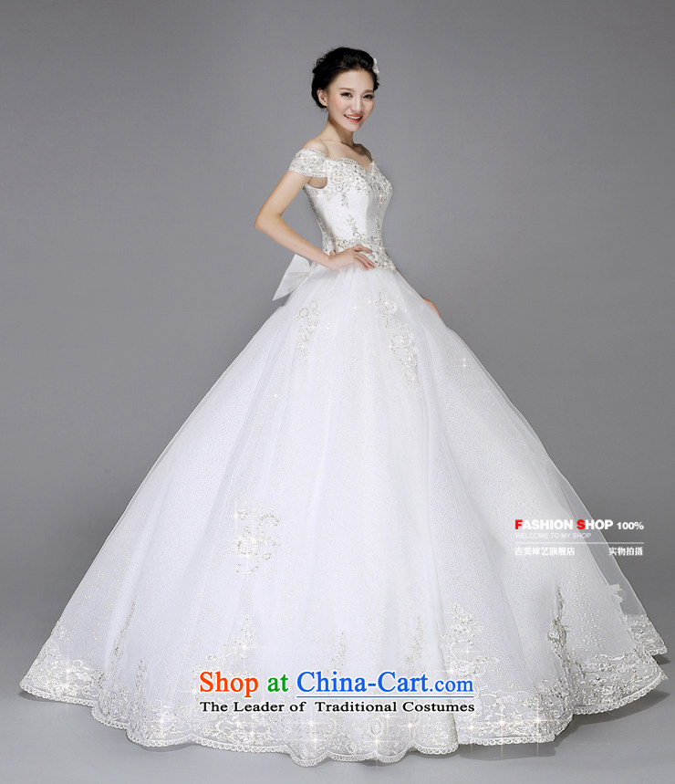 Pre-sale - wedding dresses Kyrgyz-american married arts new 2015 Korean word princess shoulder on chip beads to align HS7529 wedding white 15 day shipping XXL picture, prices, brand platters! The elections are supplied in the national character of distribution, so action, buy now enjoy more preferential! As soon as possible.