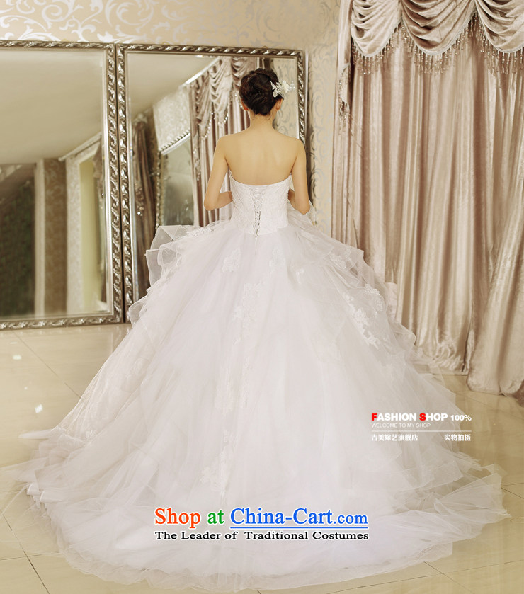 Wedding dress Kyrgyz-american married arts new 2015 Princess Korean anointed chest lace HT7501 trailing white XXXL bride wedding pictures, prices, brand platters! The elections are supplied in the national character of distribution, so action, buy now enjoy more preferential! As soon as possible.
