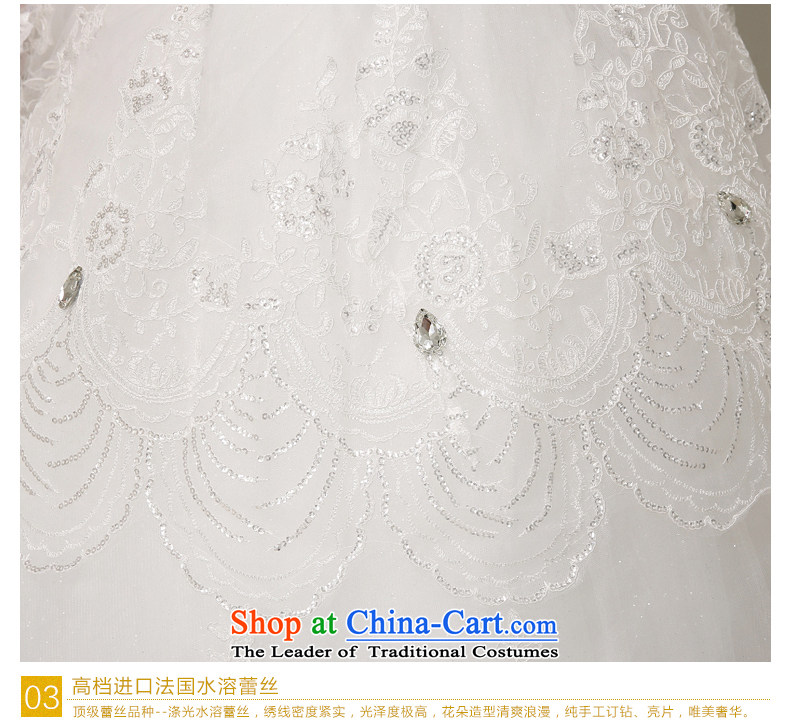 Hiv Miele wedding dresses 2015 Spring/Summer water drilling and lace tabs on the Chest straps to align the Korean version of the Princess Bride wedding H-48 white L picture, prices, brand platters! The elections are supplied in the national character of distribution, so action, buy now enjoy more preferential! As soon as possible.