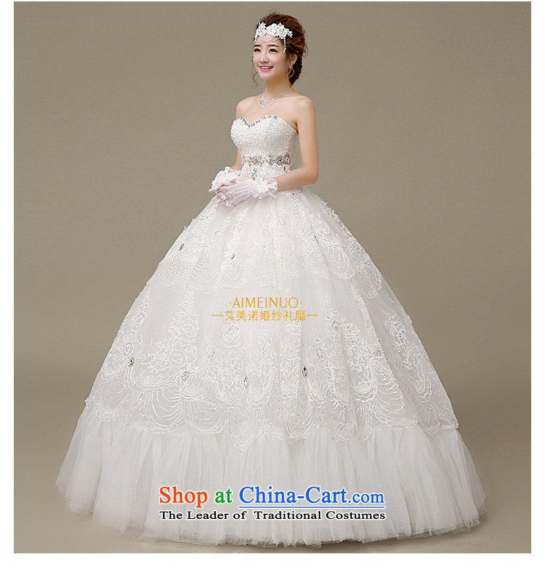 Hiv Miele wedding dresses 2015 Spring/Summer water drilling and lace tabs on the Chest straps to align the Korean version of the Princess Bride wedding H-48 white L picture, prices, brand platters! The elections are supplied in the national character of distribution, so action, buy now enjoy more preferential! As soon as possible.
