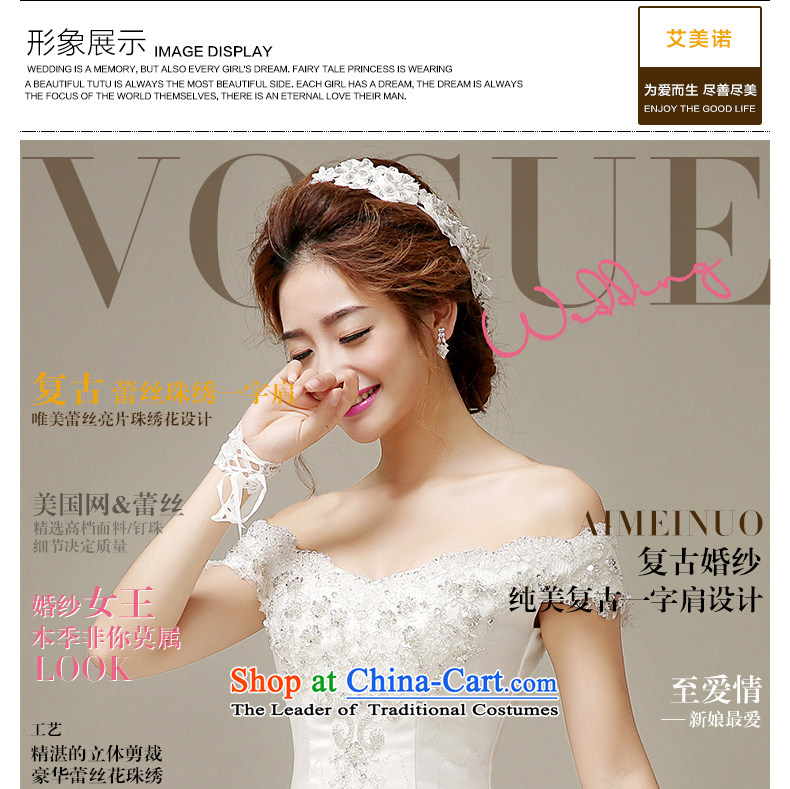 Hiv Miele wedding dresses 2015 Spring/Summer retro-shoulder lace manually take the strap to align the Korean version of the Princess Bride Wedding White M pictures, prices, brand platters! The elections are supplied in the national character of distribution, so action, buy now enjoy more preferential! As soon as possible.