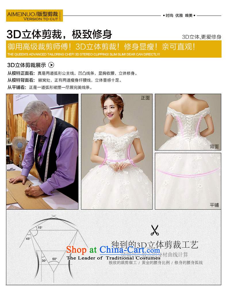 Hiv Miele wedding dresses 2015 Spring/Summer retro-shoulder lace manually take the strap to align the Korean version of the Princess Bride Wedding White M pictures, prices, brand platters! The elections are supplied in the national character of distribution, so action, buy now enjoy more preferential! As soon as possible.