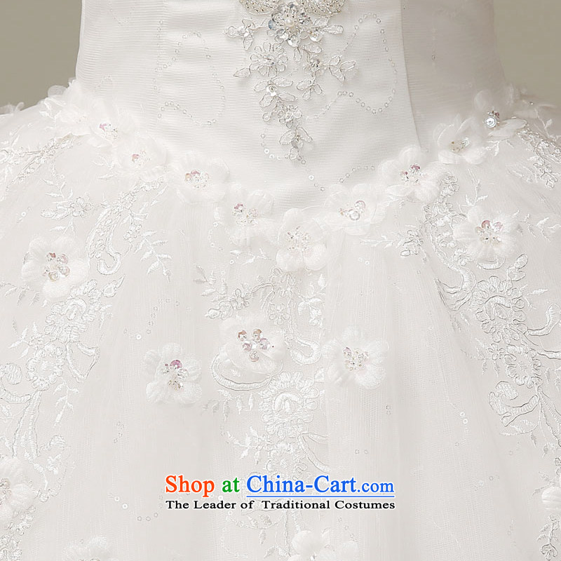 Hiv Miele wedding dresses 2015 Spring/Summer retro-shoulder lace manually take the strap to align the Korean version of the Princess Bride Wedding White M HIV Miele shopping on the Internet has been pressed.