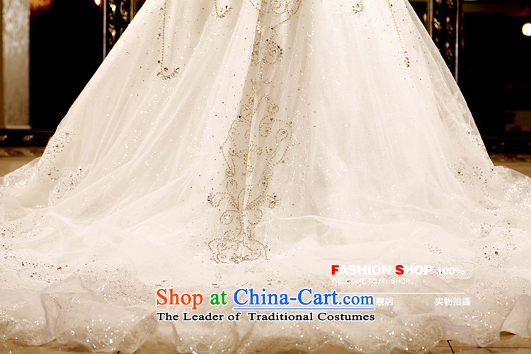 Pre-sale - wedding dresses Kyrgyz-american married arts new 2015 Princess Korean shoulders water drilling tail HT7069 bride wedding 1m tail XXXL picture, prices, brand platters! The elections are supplied in the national character of distribution, so action, buy now enjoy more preferential! As soon as possible.