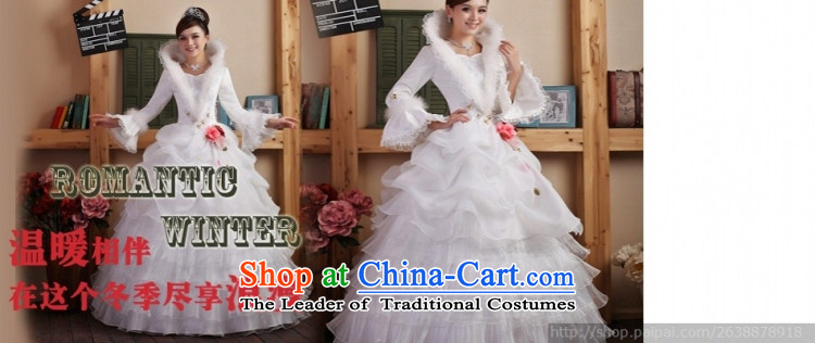 Winter wedding new 2014 Korean wedding dresses long-sleeved plus cotton winter wedding white L package returning picture, prices, brand platters! The elections are supplied in the national character of distribution, so action, buy now enjoy more preferential! As soon as possible.
