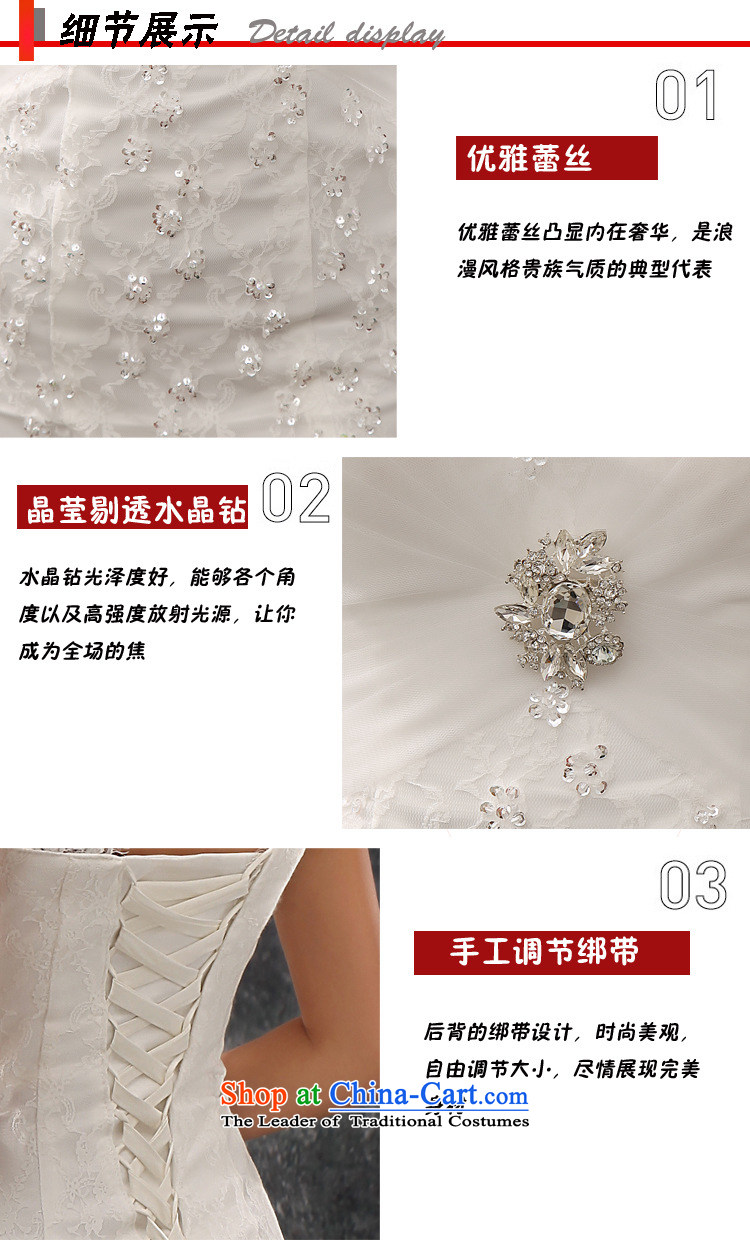 Naoji a bride wedding dresses new small trailing princess wedding Korean sweet crowsfoot AL1488 wedding white L photo, prices, brand platters! The elections are supplied in the national character of distribution, so action, buy now enjoy more preferential! As soon as possible.