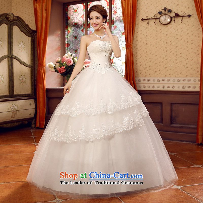 Rain-sang yi 2015 new listing white flowers water drilling sweet to marry Princess Mary Magdalene Chest straps wedding dresses HS931 white Suzhou shipment tailored, rain-sang Yi shopping on the Internet has been pressed.