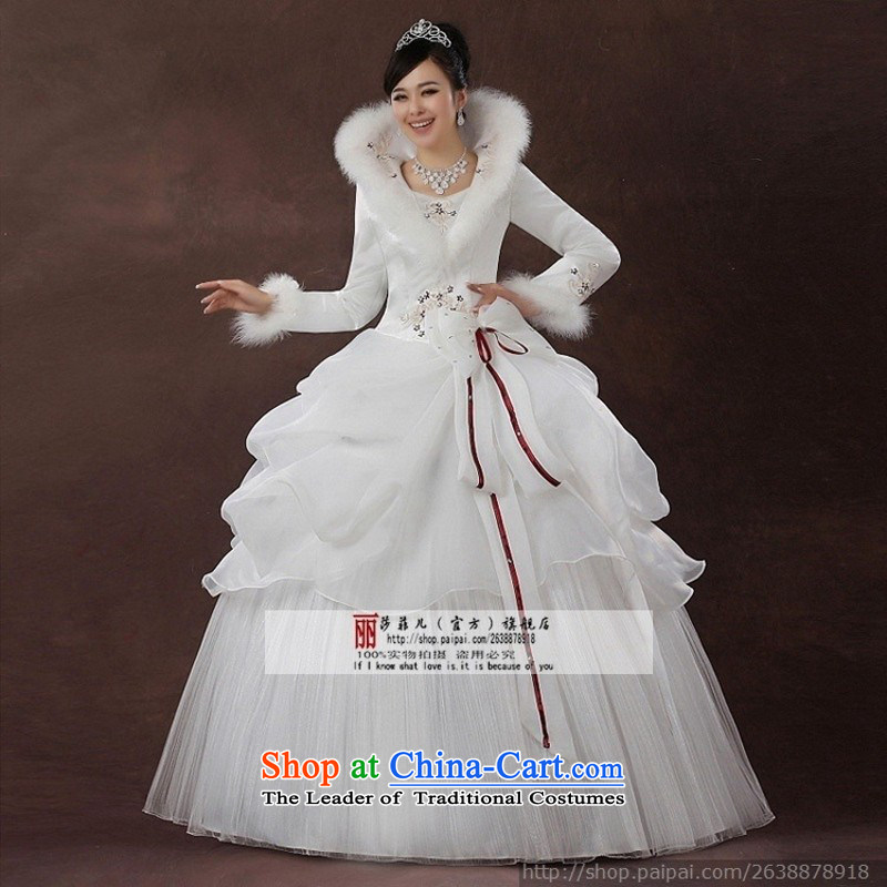 2014 new bride wedding dresses Korean version of winter clothing winter wedding long-sleeved sweet plus cotton XL package, Love Returning so AIRANPENG Peng () , , , shopping on the Internet