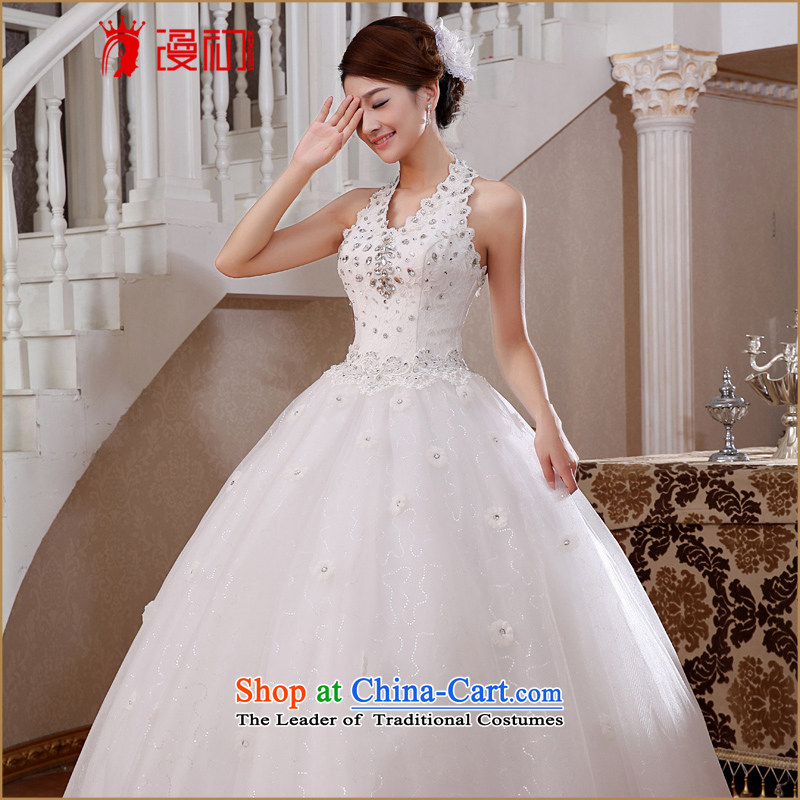 The beginning of the flood-history wedding dresses new 2015 diamond jewelry flowers to align the strap wedding v-neck Bride With White wedding , L, Early Man , , , shopping on the Internet