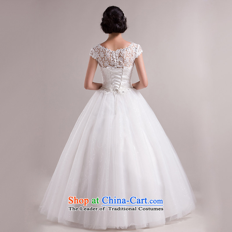 Rain-sang yi wedding dresses 2015 New White gauze Korean word shoulder sweet princess lace straps) to align HS851 white tailored, rain-sang Yi shopping on the Internet has been pressed.