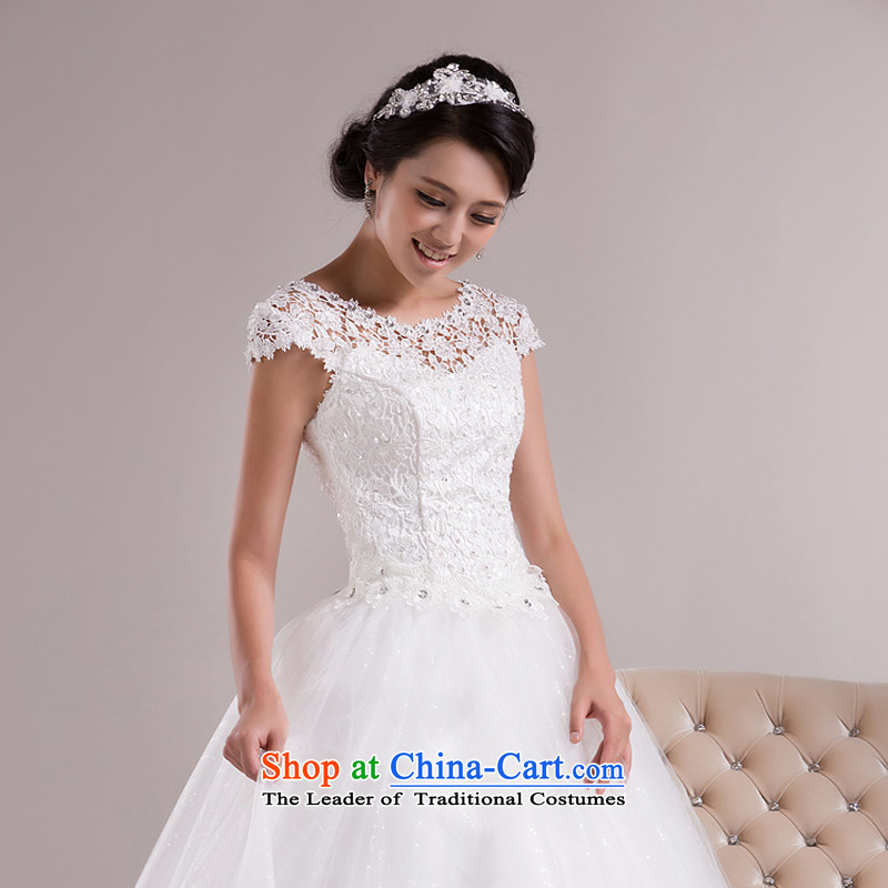 Rain-sang yi wedding dresses 2015 New White gauze Korean word shoulder sweet princess lace straps) to align HS851 white tailored, rain-sang Yi shopping on the Internet has been pressed.