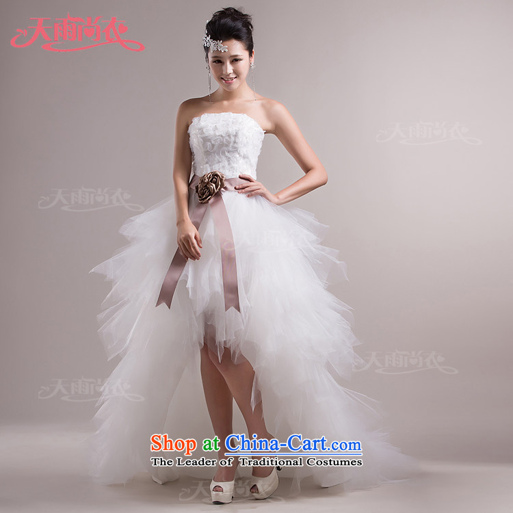 Rain-sang Yi marriages 2015 new wedding anointed chest sweet Korean Princess bon bon skirt front stub for a long tail HS856 small white tailored picture, prices, brand platters! The elections are supplied in the national character of distribution, so action, buy now enjoy more preferential! As soon as possible.
