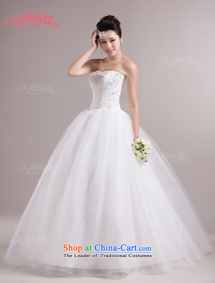 Rain-sang yi wedding dresses 2015 new Korean Princess Mary Magdalene chest with white strap bon bon skirt White gauze HS858 white Suzhou shipment tailored picture, prices, brand platters! The elections are supplied in the national character of distribution, so action, buy now enjoy more preferential! As soon as possible.