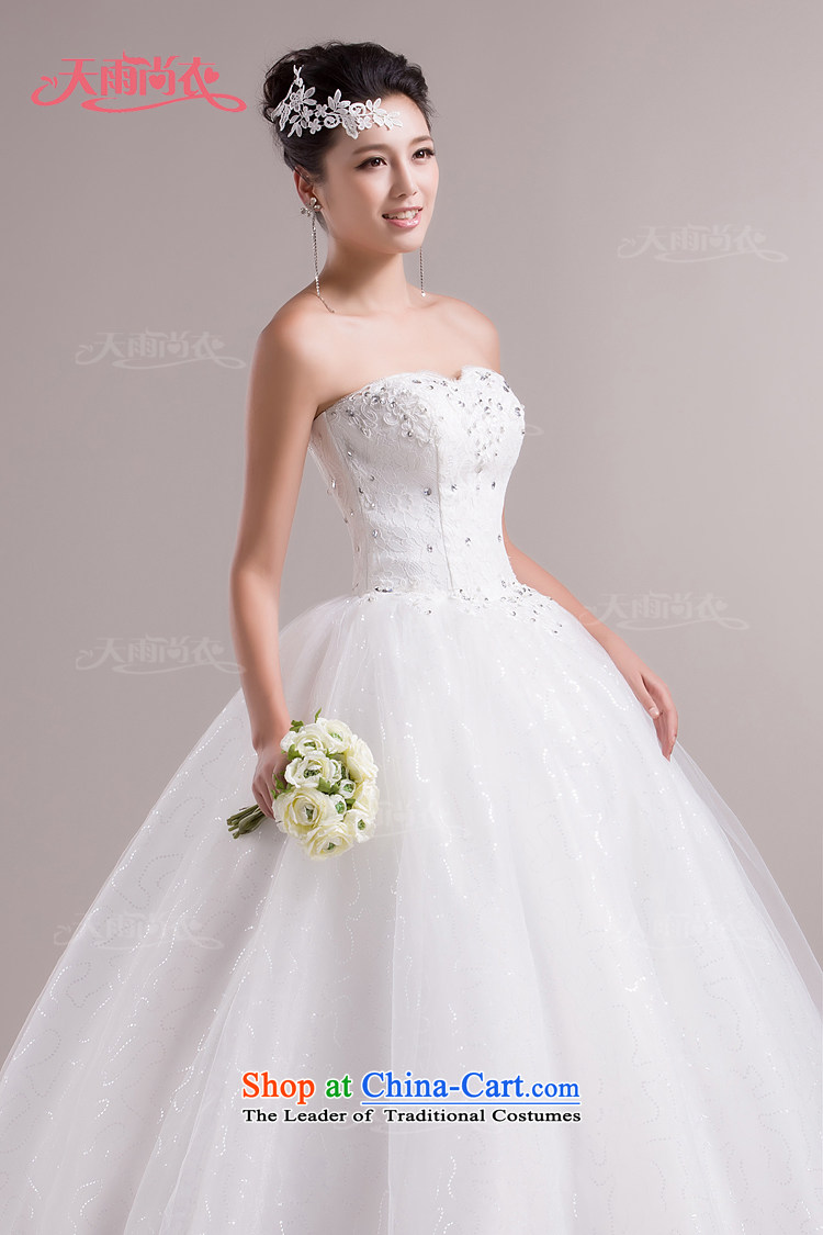 Rain-sang yi wedding dresses 2015 new Korean Princess Mary Magdalene chest with white strap bon bon skirt White gauze HS858 white Suzhou shipment tailored picture, prices, brand platters! The elections are supplied in the national character of distribution, so action, buy now enjoy more preferential! As soon as possible.