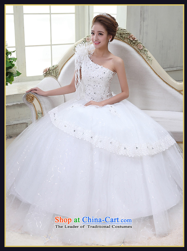 Rain-sang yi bride Wedding 2015 new marriage yarn Korean brides shoulder straps princess flowers water drilling to align HS928 lace white tailored picture, prices, brand platters! The elections are supplied in the national character of distribution, so action, buy now enjoy more preferential! As soon as possible.