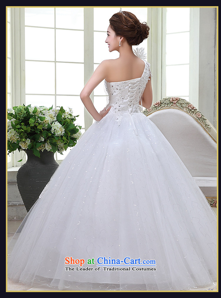 Rain-sang yi bride Wedding 2015 new marriage yarn Korean brides shoulder straps princess flowers water drilling to align HS928 lace white tailored picture, prices, brand platters! The elections are supplied in the national character of distribution, so action, buy now enjoy more preferential! As soon as possible.