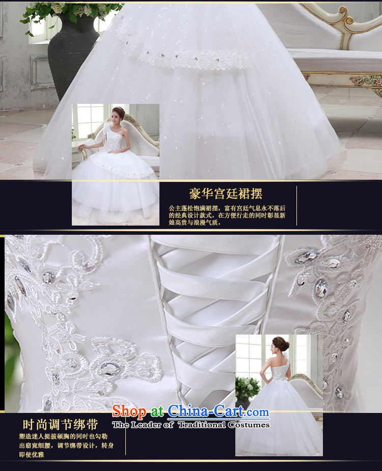 Rain-sang yi bride Wedding 2015 new marriage yarn Korean brides shoulder straps princess flowers water drilling to align HS928 lace white tailored picture, prices, brand platters! The elections are supplied in the national character of distribution, so action, buy now enjoy more preferential! As soon as possible.