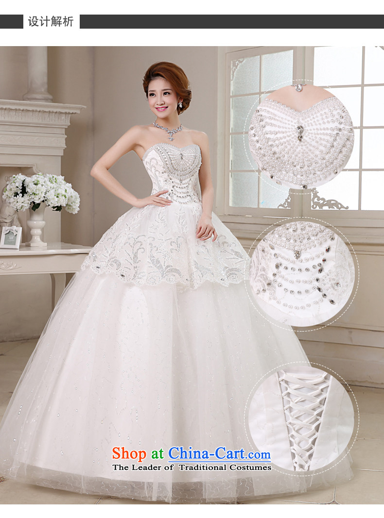 Rain-sang yi bride Wedding 2015 new sweet princess diamond wiping the chest straps Korean marriage video thin HS967 tailored white picture, prices, brand platters! The elections are supplied in the national character of distribution, so action, buy now enjoy more preferential! As soon as possible.