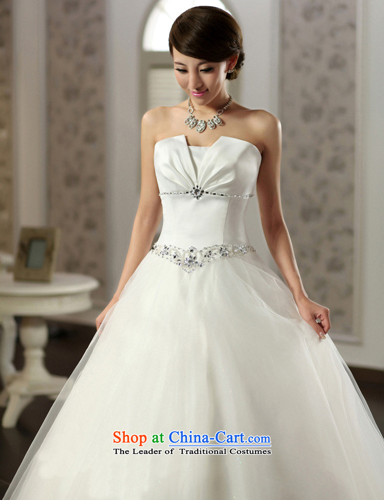 Optimize Hong-wiping the chest princess skirt water Drill Simple Princess wedding satin bon bon skirt video thin bride wedding JS8121 m White L picture, prices, brand platters! The elections are supplied in the national character of distribution, so action, buy now enjoy more preferential! As soon as possible.