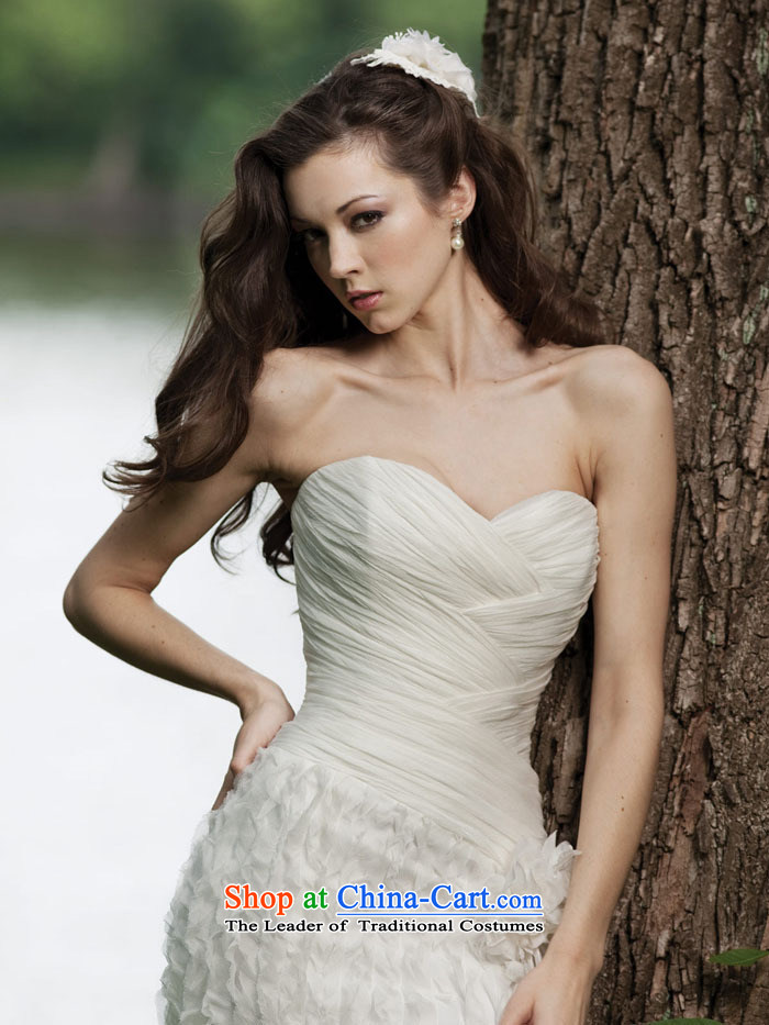 Optimize video sexy anointed chest Foutune of Deluxe Big trailing white wedding Korean parquet wedding dresses JS8123 Pearl White S picture, prices, brand platters! The elections are supplied in the national character of distribution, so action, buy now enjoy more preferential! As soon as possible.