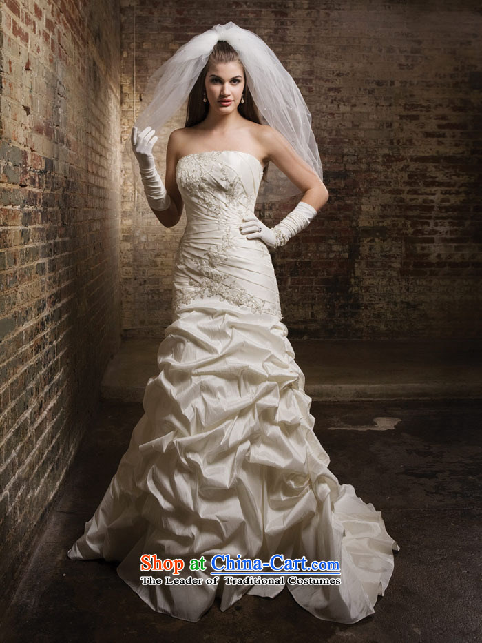 Optimize video new wedding dresses white breast tissue small trailing wedding sexy anointed chest wedding JS8125 m White L picture, prices, brand platters! The elections are supplied in the national character of distribution, so action, buy now enjoy more preferential! As soon as possible.