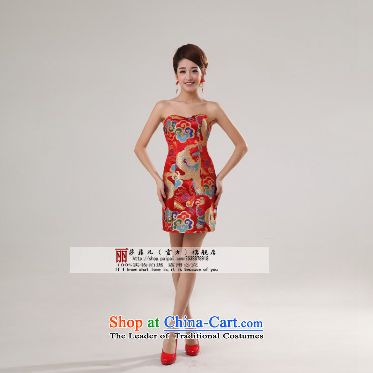 Red marriages bows service improvement package and stylish winter cheongsam short, long-sleeved qipao gown gold cotton folder to the size of the Customer for no return pictures, prices, brand platters! The elections are supplied in the national character of distribution, so action, buy now enjoy more preferential! As soon as possible.