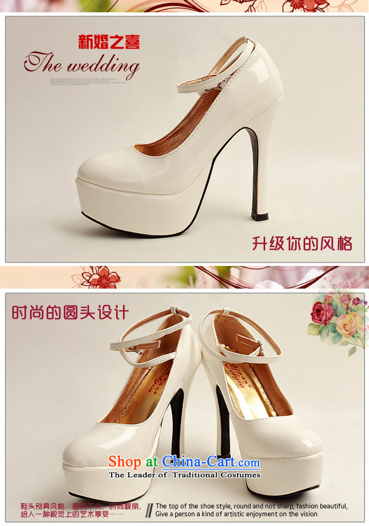 Flower angel girl single shoes Cayman 2014 new varnished leather, smooth sparkling, luxury waterproof shoes marriage bride desktop white shoes, round head high heels 36 pictures, prices, brand platters! The elections are supplied in the national character of distribution, so action, buy now enjoy more preferential! As soon as possible.