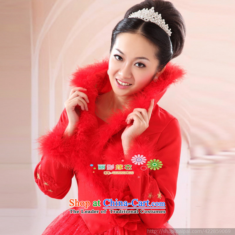 Red Winter wedding dresses new bride 2014 long evening dresses bows services to the size to 405 customers do not return, love so Peng (AIRANPENG) , , , shopping on the Internet