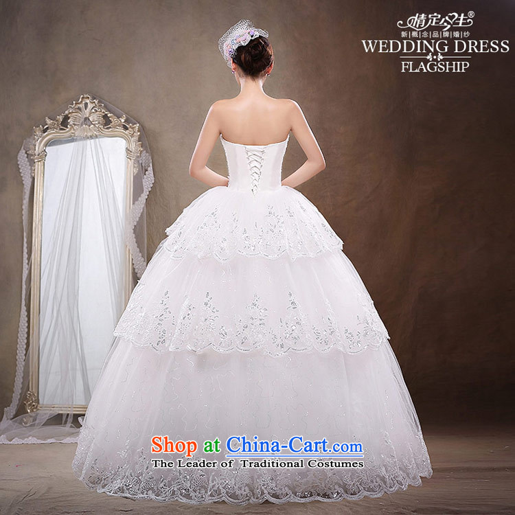 Love of the life of the new Korean 2015 strap alignment with chest lace wedding dresses larger wedding dress female white M picture, prices, brand platters! The elections are supplied in the national character of distribution, so action, buy now enjoy more preferential! As soon as possible.