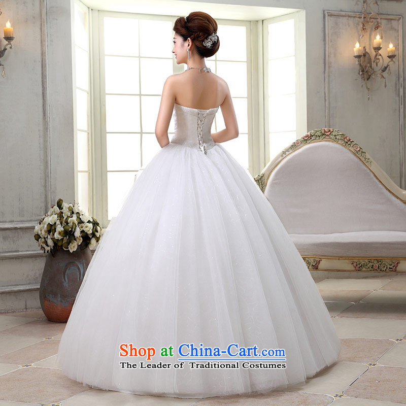 Love of the overcharged by 2015 the new Korean alignment with chest code drill wedding retro water princess pregnant women wedding dresses video thin white tailor-made exclusively the concept of love of the overcharged shopping on the Internet has been pr