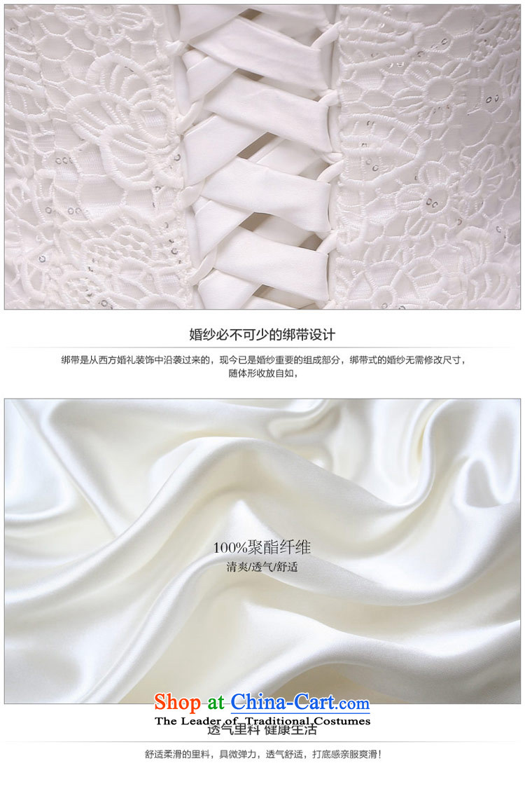 2015 new anointed chest to align the white wedding bridal lace upscale Korean Princess Couture fashion dress wedding dress female white S picture, prices, brand platters! The elections are supplied in the national character of distribution, so action, buy now enjoy more preferential! As soon as possible.