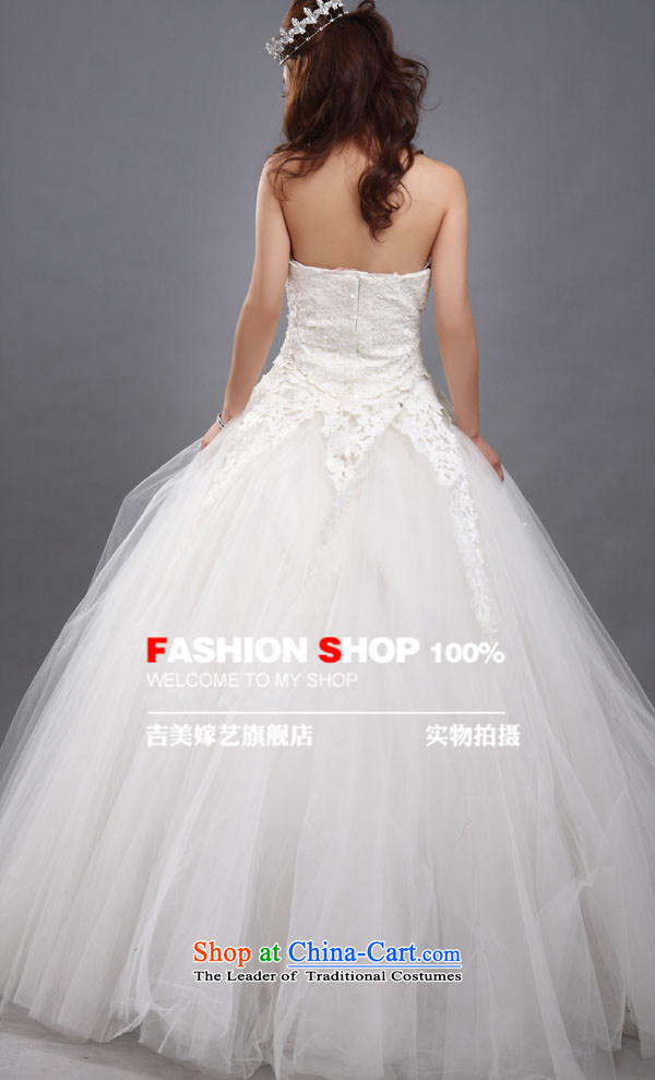 Wedding dress Kyrgyz-american married new anointed arts 2015 Chest Korean skirt to align bon bon video thin HS180 bride wedding white L picture, prices, brand platters! The elections are supplied in the national character of distribution, so action, buy now enjoy more preferential! As soon as possible.