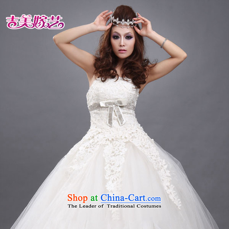 Wedding dress Kyrgyz-american married new anointed arts 2015 Chest Korean skirt to align bon bon video thin HS180 bride wedding white L, Kyrgyz-US married arts , , , shopping on the Internet