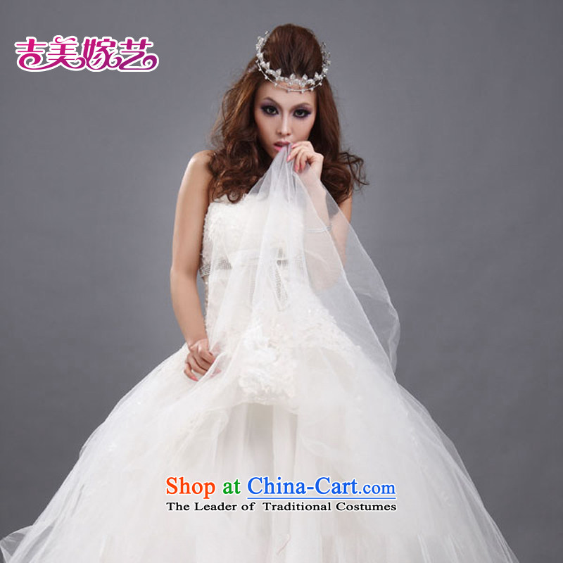Wedding dress Kyrgyz-american married new anointed arts 2015 Chest Korean skirt to align bon bon video thin HS180 bride wedding white L, Kyrgyz-US married arts , , , shopping on the Internet