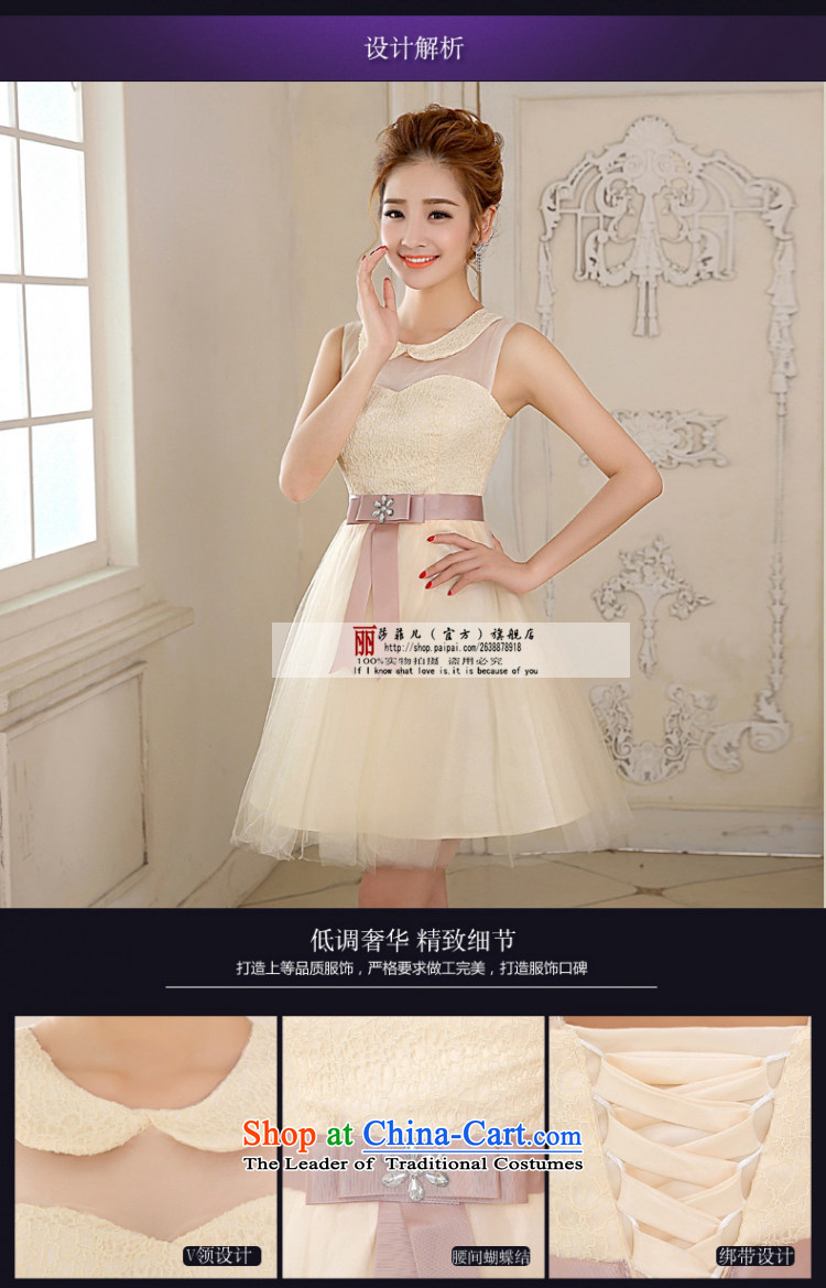 2014 new bridesmaid Dress Short of small champagne color version of the Korean ballet silkscreen wedding dresses skirt XL package returning picture, prices, brand platters! The elections are supplied in the national character of distribution, so action, buy now enjoy more preferential! As soon as possible.