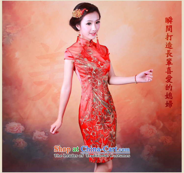 After the elections as soon as possible new wind 2014 stylish large lace Phoenix light film festival bridal dresses cheongsam dress 2,089 2,089 red XL Photo, prices, brand platters! The elections are supplied in the national character of distribution, so action, buy now enjoy more preferential! As soon as possible.