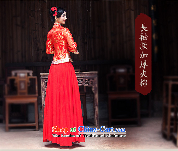 The new 2014 Fall/Winter Collections wedding dress in traditional red sleeved married women serving 2,146 2,146 qipao bows 7 Cuff L picture, prices, brand platters! The elections are supplied in the national character of distribution, so action, buy now enjoy more preferential! As soon as possible.