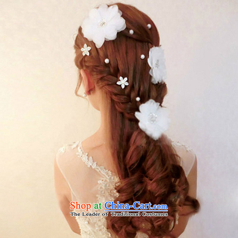  Jasmine laugh mslover Heung-floating flower and bride chuan yarn stereo flowers diamond crystal flower manually head-dress, head in (4 Only HA131004) of red, Lisa (MSLOVER) , , , shopping on the Internet