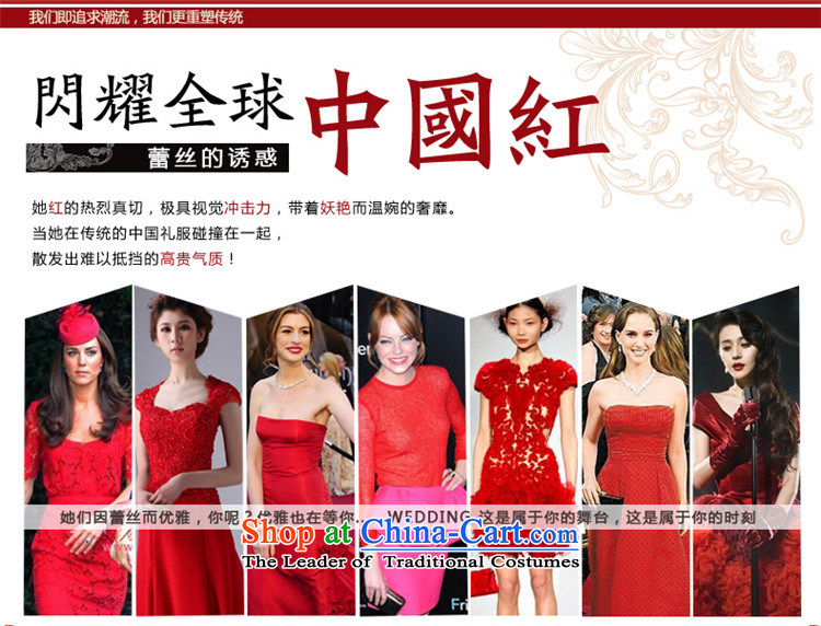 After a new wind 2014 bride qipao gown Chinese bows services red cheongsam dress 4614 4614 Marriage Red XL Photo, prices, brand platters! The elections are supplied in the national character of distribution, so action, buy now enjoy more preferential! As soon as possible.