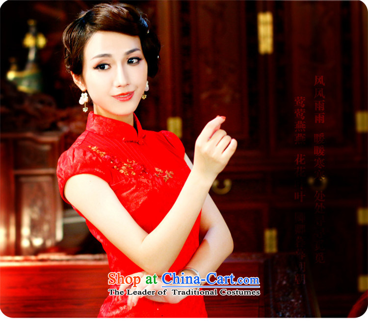 After a new wind 2014 bride qipao gown Chinese bows services red cheongsam dress 4614 4614 Marriage Red XL Photo, prices, brand platters! The elections are supplied in the national character of distribution, so action, buy now enjoy more preferential! As soon as possible.