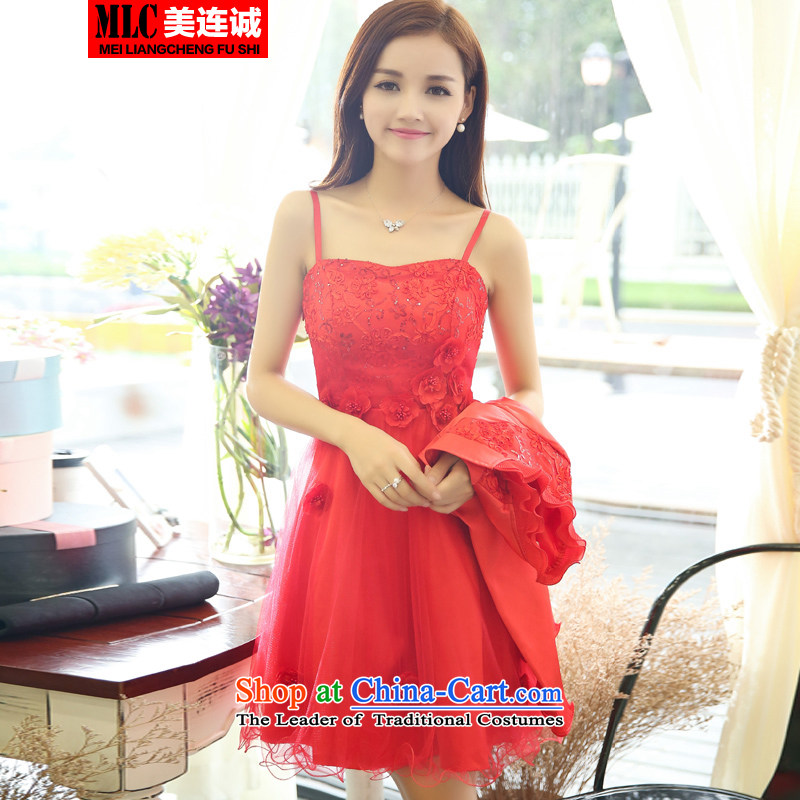Mei Lin Shing autumn 2015 installed new lace stitching bride back to door onto pregnant women married long-sleeved dresses bride dress uniform bows two kits XXL, red (BENQIAN thousands) of the , , , shopping on the Internet