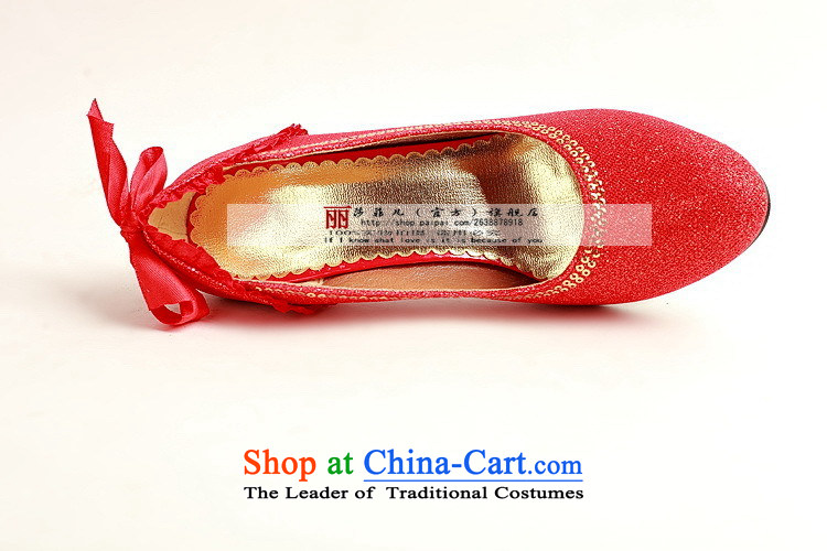 Red Gold with marriage shoes marriages shoes dress shoes womens single shoe 2014 new hot red 38 pictures, prices, brand platters! The elections are supplied in the national character of distribution, so action, buy now enjoy more preferential! As soon as possible.