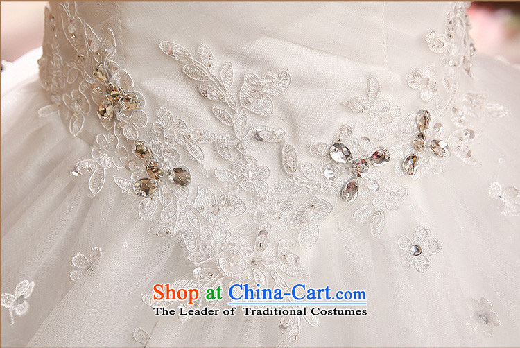 7 Color 7 tone Korean New 2015 lace to align the back collar package the word shoulder shoulder bride wedding dresses H039 White XL Photo, prices, brand platters! The elections are supplied in the national character of distribution, so action, buy now enjoy more preferential! As soon as possible.