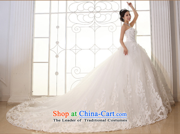 7 Color 7 tone won 2015 New integrated version with a bright drill in large waist video thin heart-shaped anointed chest tail length bride wedding H040 White 1 m drag pictures, prices, XL brand platters! The elections are supplied in the national character of distribution, so action, buy now enjoy more preferential! As soon as possible.