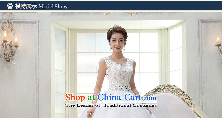 7 Color 7 tone Korean New 2015 new stylish wedding gown bride Han thin shoulders version to align with v-neck wedding dress H041 white streak XXL picture, prices, brand platters! The elections are supplied in the national character of distribution, so action, buy now enjoy more preferential! As soon as possible.