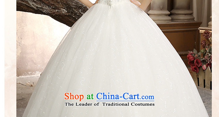 Talk to her new 2015 wedding dresses V-Neck stylish Sweet Princess Bride large graphics thin marriage straps to align the wedding White M pictures, prices, brand platters! The elections are supplied in the national character of distribution, so action, buy now enjoy more preferential! As soon as possible.