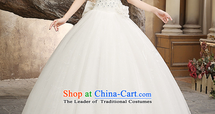 Talk to Her Wedding Dress 2015 new alignment to bind with the large number of thin marriages Go video yarn lapel fresh temperament and stylish white wedding White M pictures, prices, brand platters! The elections are supplied in the national character of distribution, so action, buy now enjoy more preferential! As soon as possible.