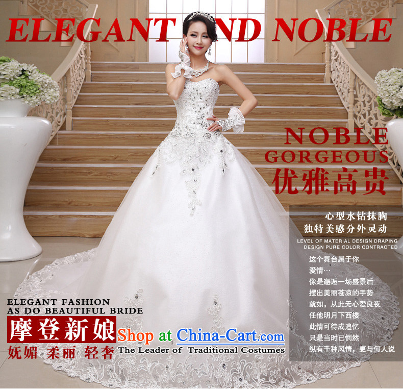 At the beginning of Castores Magi Deluxe Big tail 2015 new wedding Korean elegant exclusive breast tissue drill length tail wedding female tail, XXL picture, prices, brand platters! The elections are supplied in the national character of distribution, so action, buy now enjoy more preferential! As soon as possible.