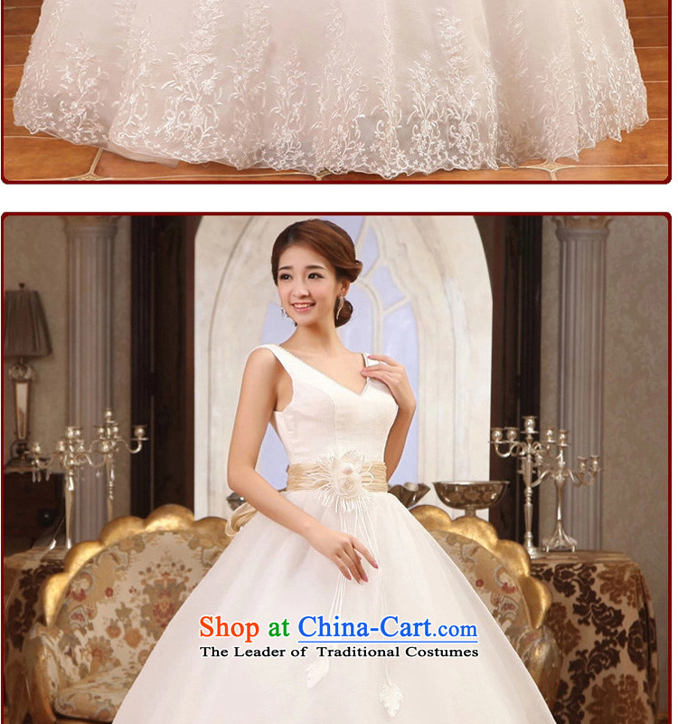 In the early 2015 new man V-neck and sexy shoulders to align bon bon skirt wedding Korean Princess Bride wedding dresses White XXL picture, prices, brand platters! The elections are supplied in the national character of distribution, so action, buy now enjoy more preferential! As soon as possible.